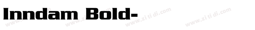 Inndam Bold字体转换